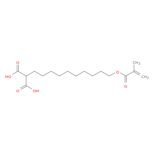 Propanedioic acid, [10-[(2-methyl-1-oxo-2-propenyl)oxy]decyl]-