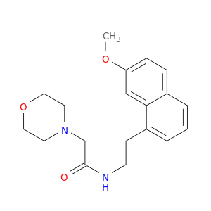 N-(2-(7-METHOXYNAPHTH-1-YL)ETHYL)-2-MORPHOLINOACETAMIDE