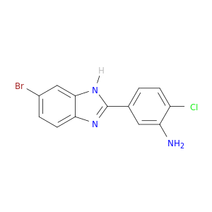 5-(6-Bromo-1H-1,3-benzodiazol-2-yl)-2-chloroaniline