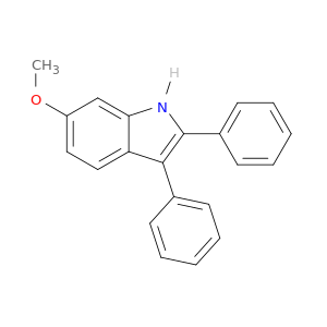 1H-Indole,6-methoxy-2,3-diphenyl-