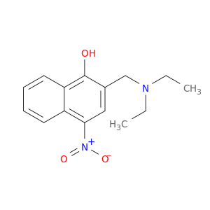 1-Naphthalenol, 2-[(diethylamino)methyl]-4-nitro-
