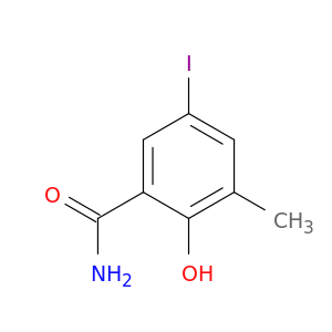 2-hydroxy-5-iodo-3-methylbenzamide