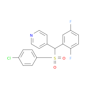 Pyridine, 4-[[(4-chlorophenyl)sulfonyl](2,5-difluorophenyl)methyl]-