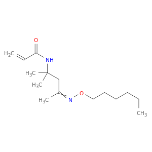 2-Propenamide, N-[3-[(hexyloxy)imino]-1,1-dimethylbutyl]-