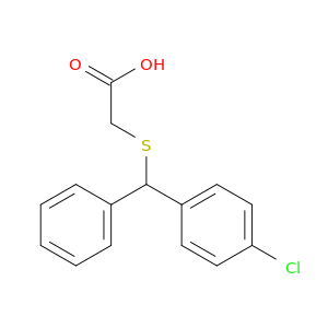 Acetic acid, [[(4-chlorophenyl)phenylmethyl]thio]-
