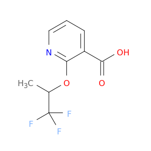 2-[(1,1,1-Trifluoropropan-2-yl)oxy]pyridine-3-carboxylic Acid