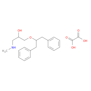 1-[(1,3-diphenylpropan-2-yl)oxy]-3-(methylamino)propan-2-ol ethanedioate(1:1)