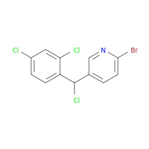 Pyridine, 2-bromo-5-[chloro(2,4-dichlorophenyl)methyl]-