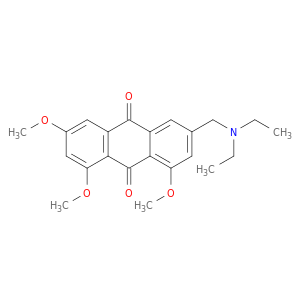 9,10-Anthracenedione, 3-[(diethylamino)methyl]-1,6,8-trimethoxy-