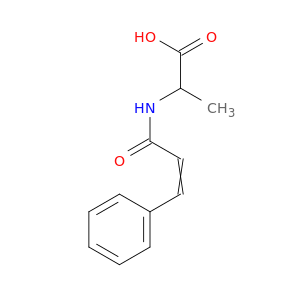 2-(3-phenylprop-2-enamido)propanoic Acid