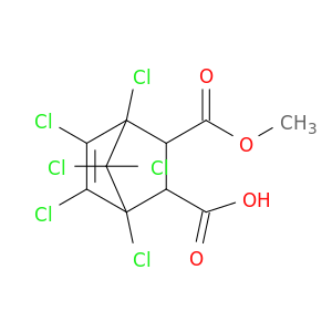 1,4,5,6,7,7-hexachloro-3-(methoxycarbonyl)bicyclo[2.2.1]hept-5-ene-2-carboxylic acid