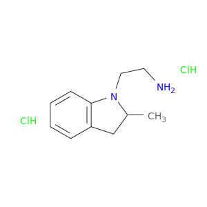 2-(2-Methyl-2,3-dihydro-1H-indol-1-yl)ethan-1-amine Dihydrochloride