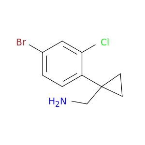 [1-(4-Bromo-2-chlorophenyl)cyclopropyl]methanamine
