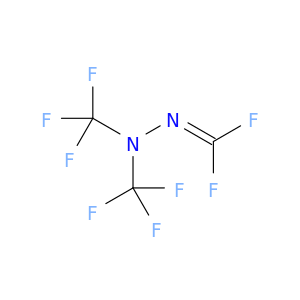 Carbonohydrazonic difluoride, bis(trifluoromethyl)-