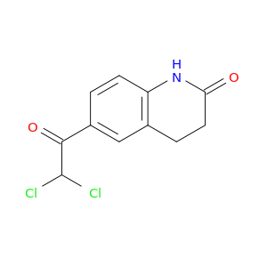 2(1H)-Quinolinone, 6-(dichloroacetyl)-3,4-dihydro-