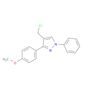 4-(Chloromethyl)-3-(4-methoxyphenyl)-1-phenyl-1H-pyrazole