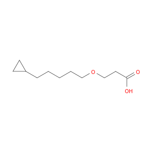 Propanoic acid, 3-[(5-cyclopropylpentyl)oxy]-