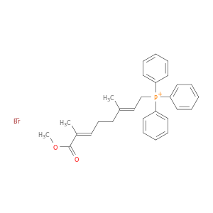 PHOSPHONIUM, [(2E,6E)-8-METHOXY-3,7-DIMETHYL-8-OXO-2,6-OCTADIEN-1-YL]TRIPHENYL-, BROMIDE (1:1)
