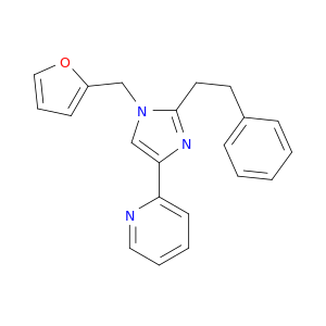 Pyridine, 2-[1-(2-furanylmethyl)-2-(2-phenylethyl)-1H-imidazol-4-yl]-