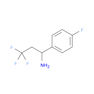 3,3,3-Trifluoro-1-(4-fluorophenyl)propan-1-amine