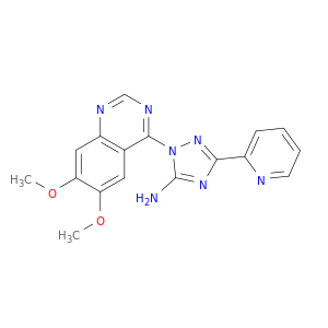 1-(6,7-二甲氧基-4-喹唑啉基)-3-(2-吡啶基)-1H-1,2,4-三唑-5-胺