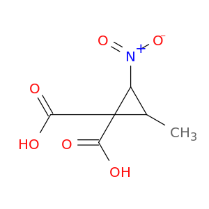 1,1-Cyclopropanedicarboxylicacid, 2-methyl-3-nitro-