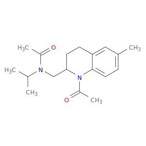 N-[(1-乙酰基-1,2,3,4-四氢-6-甲基-2-喹啉基)甲基]-N-(1-甲基乙基)乙酰胺
