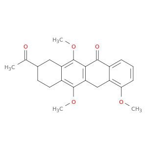 5(8H)-Naphthacenone, 8-acetyl-7,9,10,12-tetrahydro-1,6,11-trimethoxy-