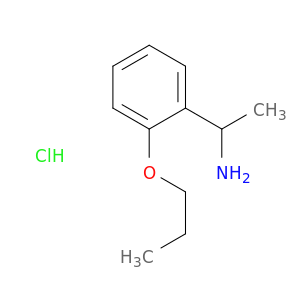 [1-(2-Propoxyphenyl)ethyl]amine Hydrochloride