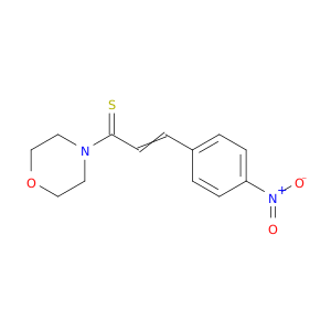 Morpholine, 4-[3-(4-nitrophenyl)-1-thioxo-2-propenyl]-