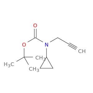 Carbamic acid, N-cyclopropyl-N-2-propyn-1-yl-, 1,1-dimethylethyl ester