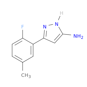 3-(2-fluoro-5-methylphenyl)-1H-pyrazol-5-amine