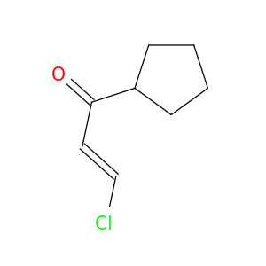 2-Propen-1-one, 3-chloro-1-cyclopentyl-, (E)-