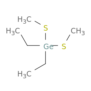 Germane, diethylbis(methylthio)-