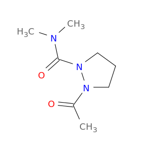 1-Pyrazolidinecarboxamide, 2-acetyl-N,N-dimethyl-