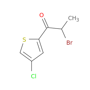 1-Propanone, 2-bromo-1-(4-chloro-2-thienyl)-