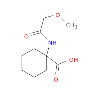 Cyclohexanecarboxylic acid, 1-[(methoxyacetyl)amino]-
