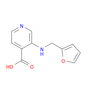 3-{[(furan-2-yl)methyl]amino}pyridine-4-carboxylic acid