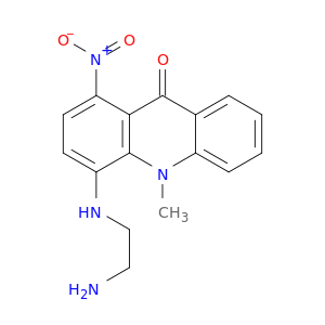 9(10H)-Acridinone,4-[(2-aminoethyl)amino]-10-methyl-1-nitro-