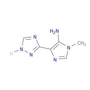 1H-Imidazol-5-amine, 1-methyl-4-(1H-1,2,4-triazol-3-yl)-