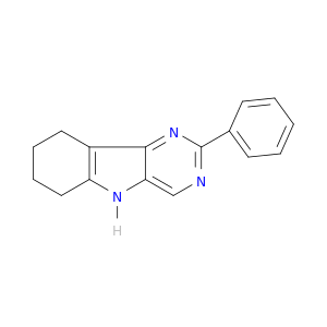 5H-Pyrimido[5,4-b]indole, 6,7,8,9-tetrahydro-2-phenyl-
