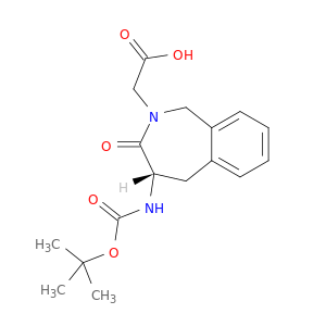 (S)-4-[(叔丁氧羰基)氨基]-1,3,4,5-四氢-3-氧代-2H-2-苯并氮杂卓-2-乙酸