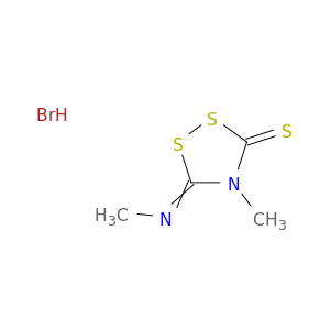 4-Methyl-5-methylimino-1,2,4-dithiazolidine-3-thione monohydrobromide