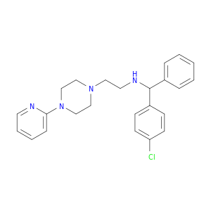 1-Piperazineethanamine,N-[(4-chlorophenyl)phenylmethyl]-4-(2-pyridinyl)-