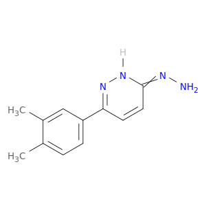 3(2H)-Pyridazinone, 6-(3,4-dimethylphenyl)-, hydrazone