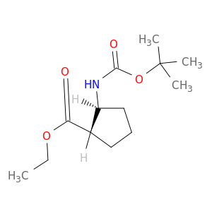 rel-(1R,2R)-2-[[(1,1-二甲基乙氧基)羰基]氨基]环戊烷甲酸乙酯