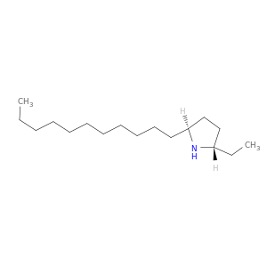 Pyrrolidine, 2-ethyl-5-undecyl-, trans-