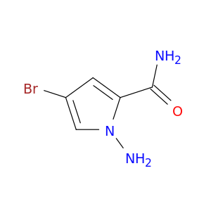 1-Amino-4-bromo-1H-pyrrole-2-carboxamide