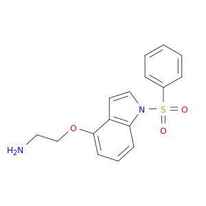 1H-Indole, 4-(2-aminoethoxy)-1-(phenylsulfonyl)-