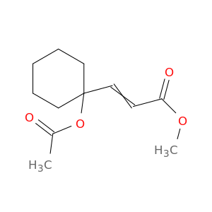 2-Propenoic acid, 3-[1-(acetyloxy)cyclohexyl]-, methyl ester